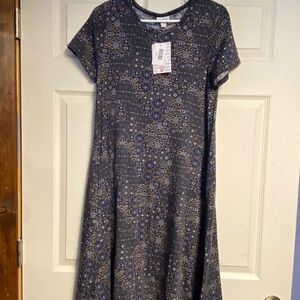 Floral Patterned Short Sleeve Dress